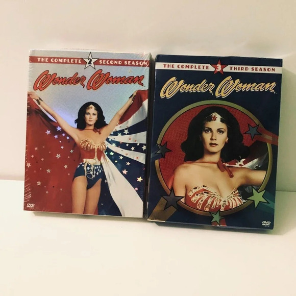 Wonder Woman  TV Series DVD Seasons 2 and 3 Box Sets Lynda Carter - Picture 1 of 16